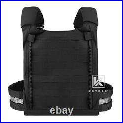 KRYDEX FCPC V5 Plate Carrier Tactical Vest Tegris Cummerbund KTAR Front Flap BK