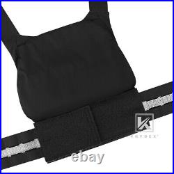 KRYDEX FCPC V5 Plate Carrier Tactical Vest Tegris Cummerbund KTAR Front Flap BK