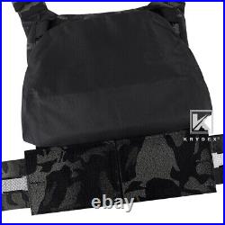 KRYDEX FCPC V5 Plate Carrier Tactical Vest Tegris Cummerbund KTAR FrontFlap BK