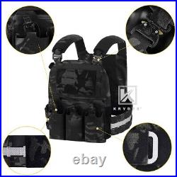 KRYDEX FCPC V5 Plate Carrier Tactical Vest Tegris Cummerbund KTAR FrontFlap BK