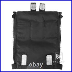 KRYDEX FCPC V5 Plate Carrier Tactical Vest with Zip On Back Panel Banger Black MC