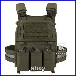 KRYDEX FCPC V5 Tactical Plate Carrier Tegris Cummerbund Mag Pouch Ranger Green