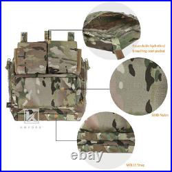 KRYDEX JPC 2.0 Jump Plate Carrier MOLLE Panel with Zip on Backpack Camo MC Camo