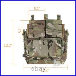 KRYDEX JPC 2.0 Jump Plate Carrier MOLLE Panel with Zip on Backpack Camo MC Camo