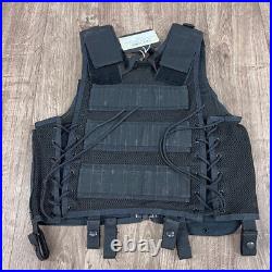 London Bridge Trading LBT-1608B Tactical Mesh Vest Black