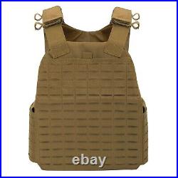 MOLLE Plate Carrier Vest Tactical Laser Cut Adjustable Combat Modular Military