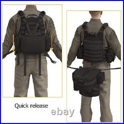 MT Military Modular Assault Vest System Compatible Tactical Assault MAS Black