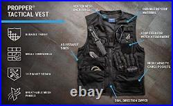 Men's Tactical Vest, Black, X-Large