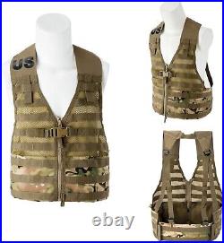 Military MOLLE 2 Army Vest, Rifleman FLC Set, Multicam Camo