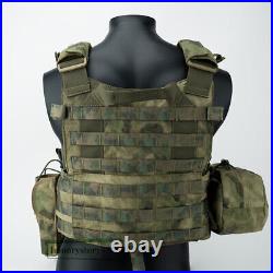 Molle Tactical Vest TC0041-AT-FG Carrier Chest Rigs Clothing Pouch Bag Equip Men