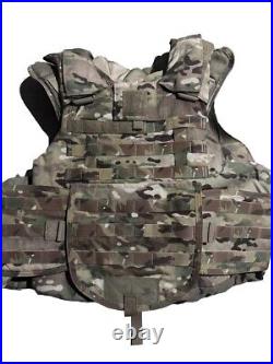 Multicam Gen III Improved Plate Carrier Tactical Vest With Soft Armor Inserts