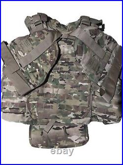 Multicam Gen III Improved Plate Carrier Tactical Vest With Soft Armor Inserts