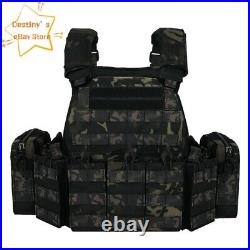 Multifunctional Tactical Vest Outdoor Combat Train Top Game Cosplay Military 1PC