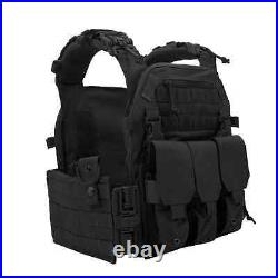 New 1000D Nylon Fabric Quick Releaseable Tactical Vest with Triple Pouch