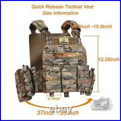 New Outdoor Tactical Vest Quick-release Field Training Protective Plate Hunting