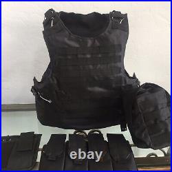 New Plate Carrier Tactical Vest Free Made With Kevlar Plates 3a Inserts Panels