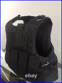 New Plate Carrier Tactical Vest Free Made With Kevlar Plates 3a Inserts Panels