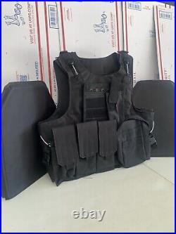 New Plate Carrier Tactical Vest Free Made With Kevlar Plates 3a Inserts Panels