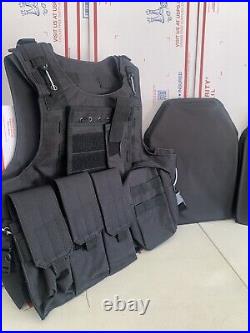 New Plate Carrier Tactical Vest Free Made With Kevlar Plates 3a Inserts Panels