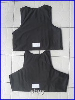 New type Black Combat Tactical Soft Bullet proof vest IIIA NIJ0101.06 SIZELXXL