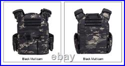 Nylon Durable Tactico Multi-Cam Tactical Vest Army Plate Tactiqu Vest Hunting