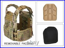Nylon Durable Tactico Multi-Cam Tactical Vest Army Plate Tactiqu Vest Hunting