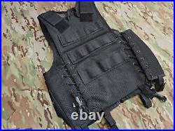 Older Blackhawk Navy SEAL Tactical Training Shooters Vest Size 5 H Black