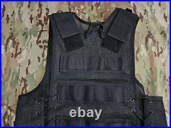 Older Blackhawk Navy SEAL Tactical Training Shooters Vest Size 5 H Black