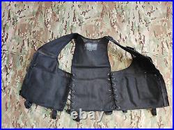 Older Blackhawk Navy SEAL Tactical Training Shooters Vest Size 5 H Black