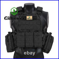 Outdoor Tactical Training Protective Vest Hunting Plate Carrier Armor Vest