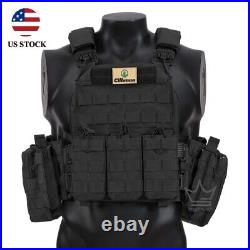 Outdoor Tactical Vest Quick-release Equipped with Training Protection Splice