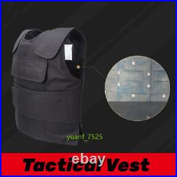 Outdoor Tactical Vest Stab Proof Waistcoat Plate Carrier Gilet Protective Vest