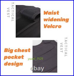 Outdoor Tactical Vest Stab Proof Waistcoat Plate Carrier Gilet Protective Vest