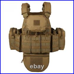 Plate Carrier Tactical Vest Outdoor Hunting Protective Shoulder Adjustable Vest