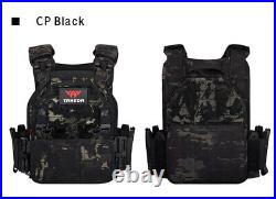 Plate Carrier Tactical Vest Outdoor Hunting Protective Shoulder Adjustable Vest