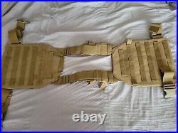 QTY of 5 Tactical Plate Carrier Vest Black LQ Army