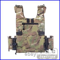 Quick Release Low Vis Slick Plate Carrier Tactical Vest with Swift Clip Placard