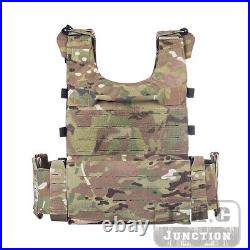 Quick Release Low Vis Slick Plate Carrier Tactical Vest with Swift Clip Placard