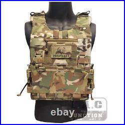 Quick Release Low Vis Slick Plate Carrier Tactical Vest with Swift Clip Placard