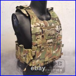 Quick Release Low Vis Slick Plate Carrier Tactical Vest with Swift Clip Placard