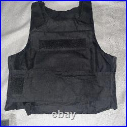 RTS Tactical Bullet Proof Vest w Two Level IV Ceramic Plate Insert Size 6x8