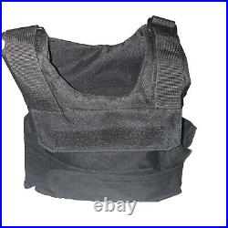 RTS Tactical Bullet Proof Vest w Two Level IV Ceramic Plate Insert Size 6x8