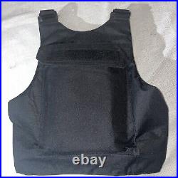 RTS Tactical Bullet Proof Vest w Two Level IV Ceramic Plate Insert Size 6x8