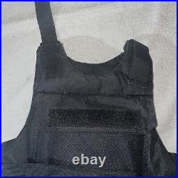 RTS Tactical Bullet Proof Vest w Two Level IV Ceramic Plate Insert Size 6x8