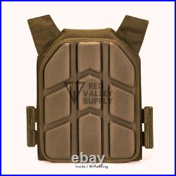 RVS BARRIER Tactical Plate Carrier Armor Vest Lasercut 10x12 Padding fits AR500