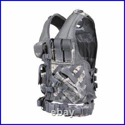 Rothco Cross Draw MOLLE Tactical Vest Black, ACU Digital, Coyote, MultiCam, OD