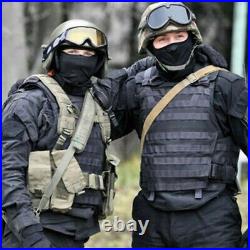 Russian Black Bagariy Body Vest New Mens Nylon MVD MOLLE Tactical Vest Replica