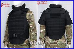 Russian Black Bagariy Body Vest New Mens Nylon MVD MOLLE Tactical Vest Replica