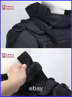 Russian Black Bagariy Body Vest New Mens Nylon MVD MOLLE Tactical Vest Replica