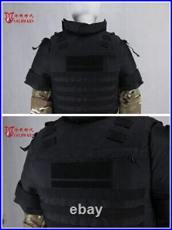 Russian Black Bagariy Body Vest New Mens Nylon MVD MOLLE Tactical Vest Replica